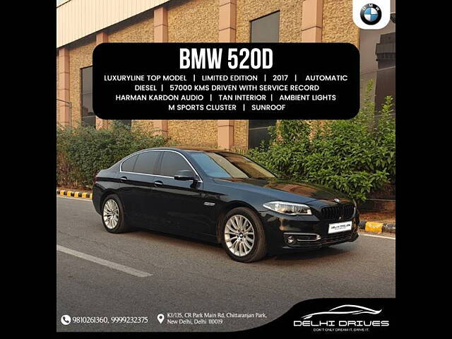 Second Hand BMW 5 Series [2017-2021] 520d Luxury Line [2017-2019] in Delhi