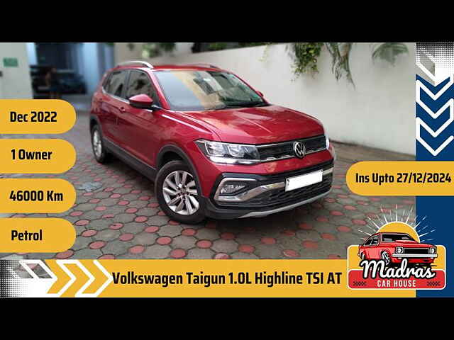 Second Hand Volkswagen Taigun [2021-2023] Highline 1.0 TSI AT in Chennai