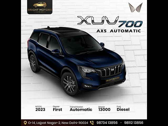 Second Hand Mahindra XUV700 AX 5 Diesel AT 5 STR [2021] in Delhi