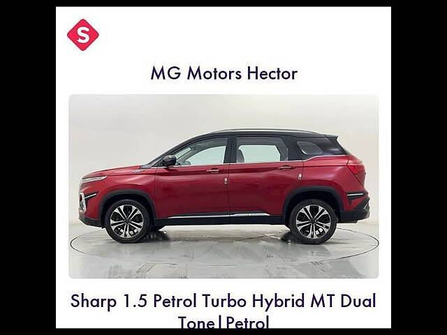 Second Hand MG Hector [2021-2023] Sharp 1.5 Petrol Turbo Hybrid MT Dual Tone in Delhi