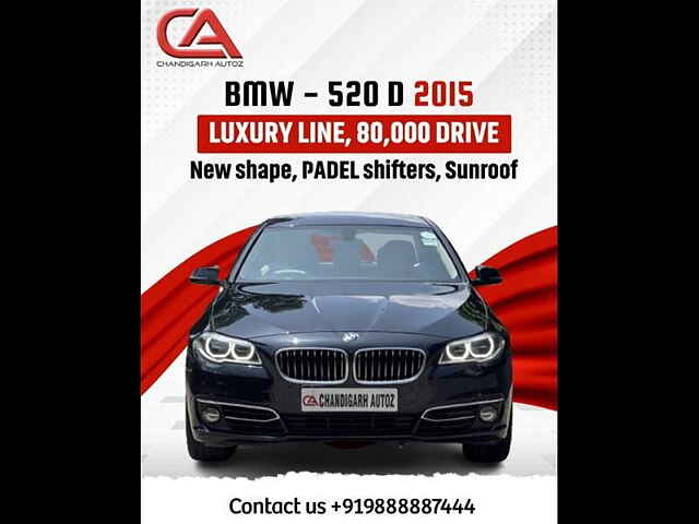 Second Hand BMW 5 Series [2013-2017] 520d Luxury Line in Chandigarh