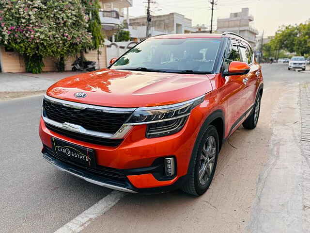 Second Hand Kia Seltos [2019-2022] HTX 1.5 Dual Tone [2019-2020] in Jaipur