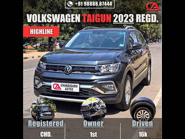 Second Hand Volkswagen Taigun [2021-2023] Highline 1.0 TSI MT in Chandigarh