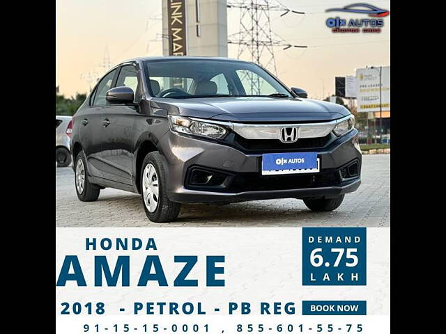 Second Hand Honda Amaze [2018-2021] 1.2 S MT Petrol [2018-2020] in Mohali