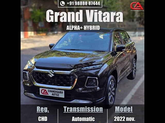 Second Hand Maruti Suzuki Grand Vitara Alpha Plus Intelligent Hybrid eCVT in Chandigarh