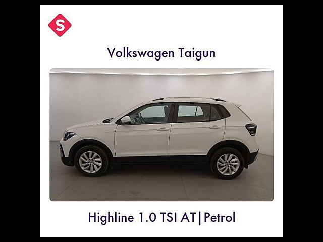 Second Hand Volkswagen Taigun [2021-2023] Highline 1.0 TSI AT in Indore