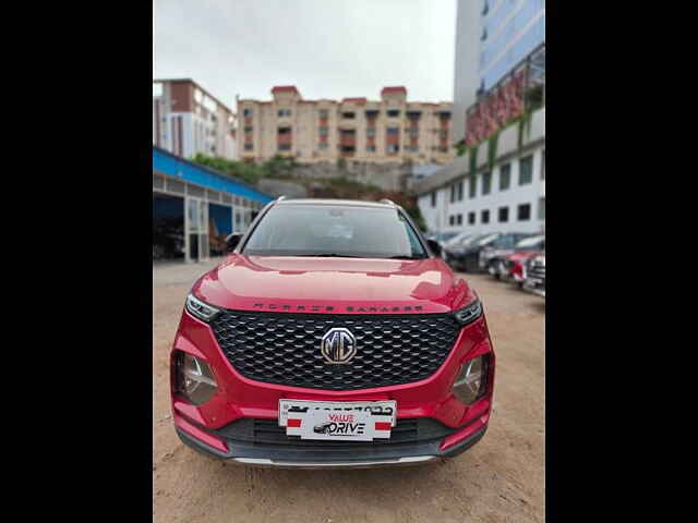 Second Hand MG Hector Plus [2020-2023] Sharp 2.0 Diesel Turbo MT 6-STR Dual Tone in Hyderabad