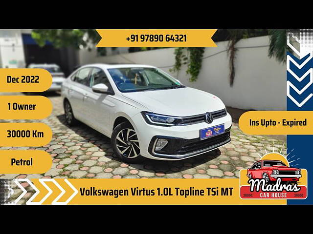 Second Hand Volkswagen Virtus Topline 1.0 TSI MT in Chennai