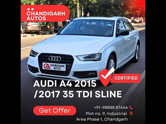 Second Hand Audi A4 [2013-2016] 35 TDI Premium in Chandigarh