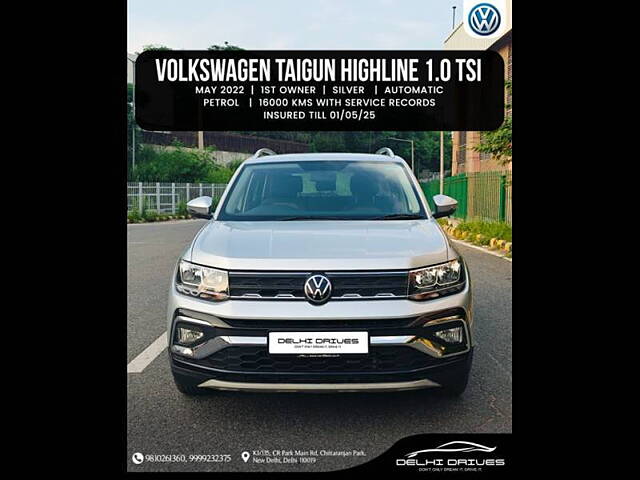 Second Hand Volkswagen Taigun [2021-2023] Highline 1.0 TSI AT in Delhi