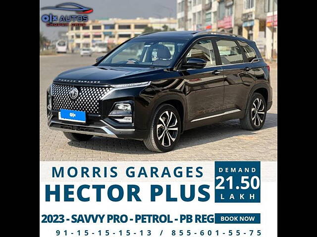 Second Hand MG Hector Plus Savvy Pro 1.5 Turbo Petrol CVT 7 STR in Mohali