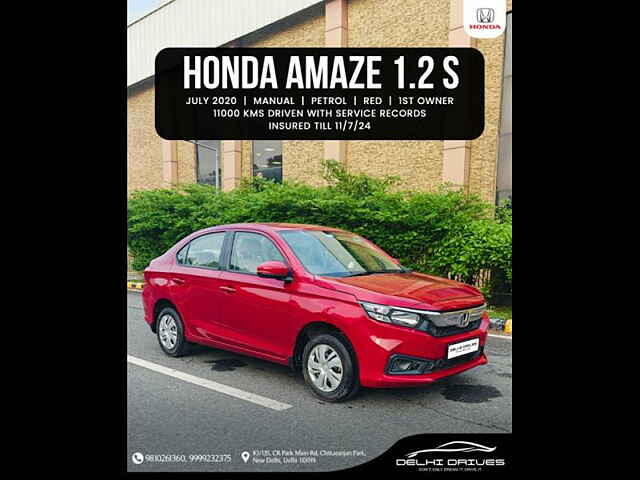 Second Hand Honda Amaze [2018-2021] 1.2 S MT Petrol [2018-2020] in Delhi