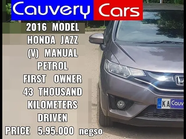 Second Hand Honda Jazz [2015-2018] V Petrol in Bangalore