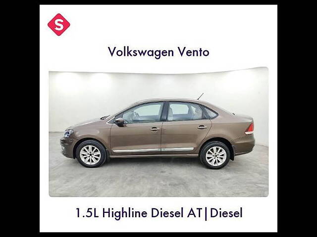 Second Hand Volkswagen Vento [2015-2019] Highline Diesel AT [2015-2016] in Coimbatore