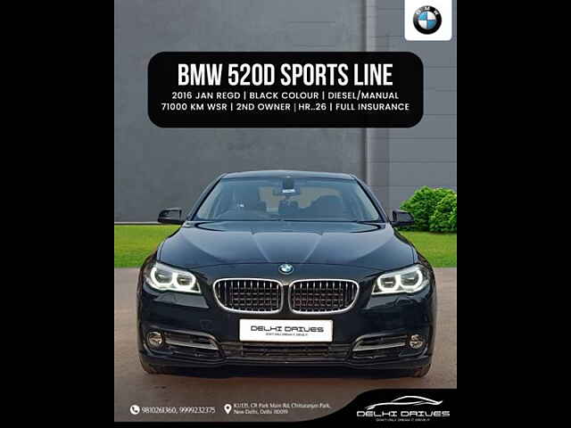 Second Hand BMW 5 Series [2013-2017] 520d Luxury Line in Delhi