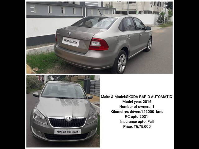 Used 2016 Skoda Rapid Ambition 1.5 TDI AT for sale in Coimbatore