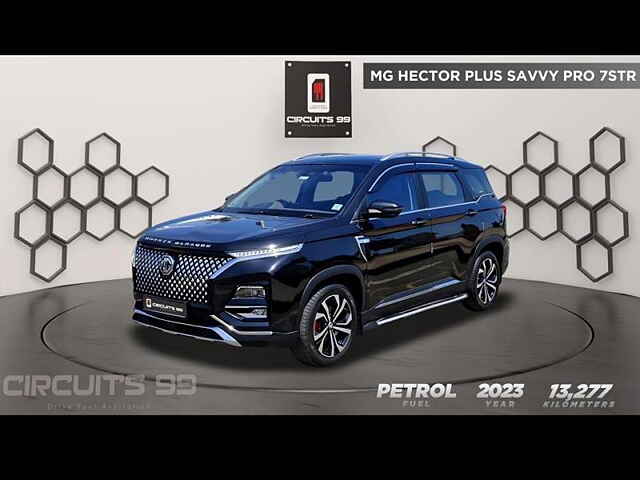 Second Hand MG Hector Plus Savvy Pro 1.5 Turbo Petrol CVT 6 STR in Chennai