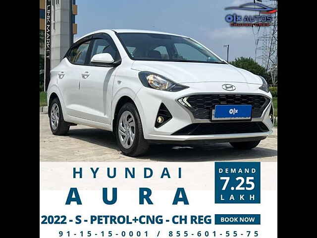 Second Hand Hyundai Aura [2020-2023] SX 1.2 CNG in Mohali