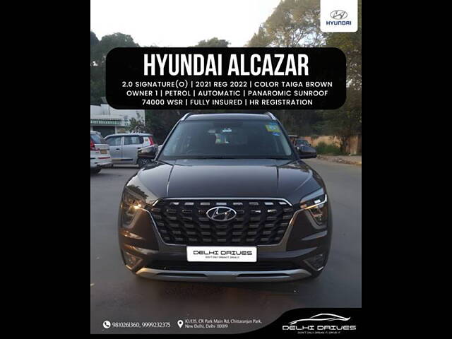 Second Hand Hyundai Alcazar [2021-2023] Signature (O) 6 STR 2.0 Petrol AT in Delhi