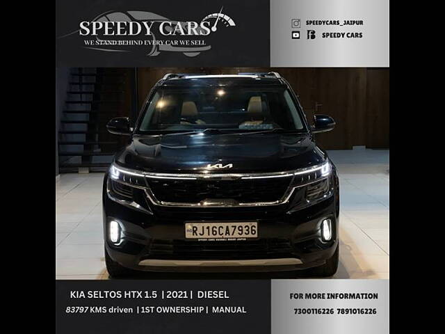 Second Hand Kia Seltos [2022-2023] HTX 1.5 Diesel in Jaipur