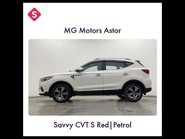 Second Hand MG Astor Savvy 1.5 CVT S Red [2021-2023] in Hyderabad