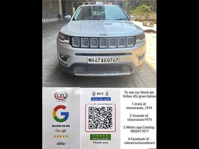 Second Hand Jeep Compass [2017-2021] Limited 1.4 Petrol AT [2017-2020] in Mumbai