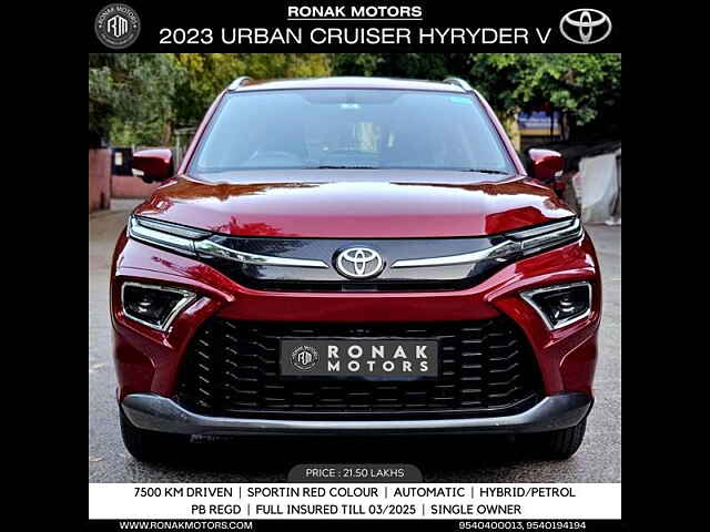 Second Hand Toyota Urban Cruiser Hyryder V Hybrid [2022-2023] in Chandigarh