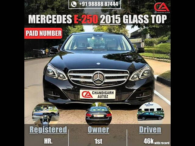 Second Hand Mercedes-Benz E-Class [2015-2017] E 250 CDI Edition E in Chandigarh