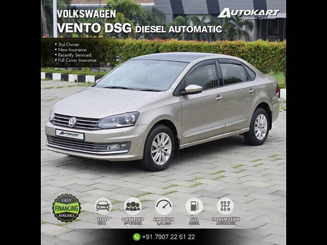 Second Hand Volkswagen Vento [2015-2019] Highline Plus 1.5 AT (D) 16 Alloy in Angamaly