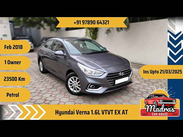 Second Hand Hyundai Verna [2017-2020] EX 1.6 VTVT AT [2017-2018] in Chennai