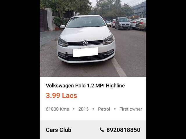 Second Hand Volkswagen Polo [2014-2015] Highline1.2L (P) in Noida