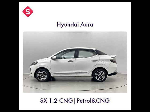 Second Hand Hyundai Aura [2020-2023] SX 1.2 CNG in Jaipur