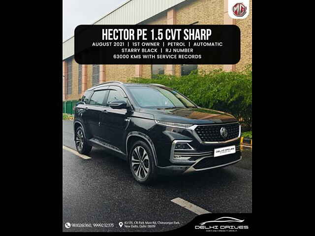 Second Hand MG Hector [2021-2023] Sharp 1.5 Petrol CVT in Delhi