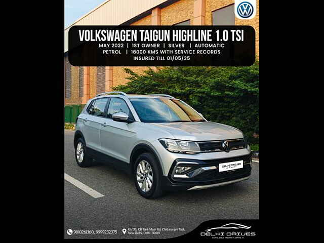 Second Hand Volkswagen Taigun [2021-2023] Highline 1.0 TSI AT in Delhi