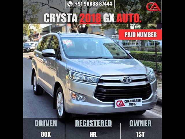 Second Hand Toyota Innova Crysta [2020-2023] GX 2.4 AT 7 STR in Chandigarh