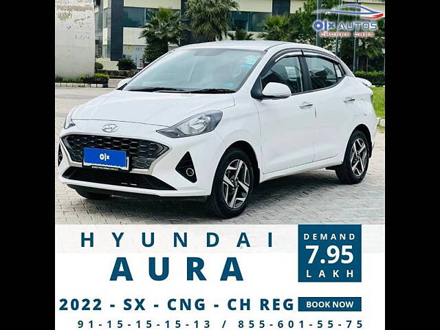 Second Hand Hyundai Aura [2020-2023] SX 1.2 CNG in Mohali