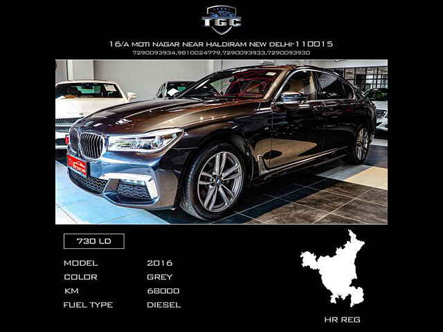 Second Hand BMW 7 Series [2016-2019] 730Ld M Sport in Delhi