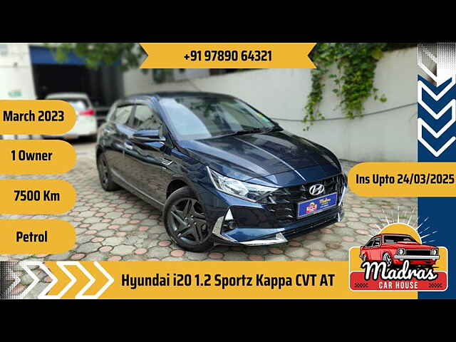 Second Hand Hyundai i20 [2020-2023] Sportz 1.2 IVT [2020-2023] in Chennai