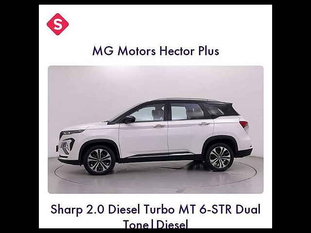 Second Hand MG Hector Plus [2020-2023] Sharp 2.0 Diesel Turbo MT 6-STR Dual Tone in Lucknow