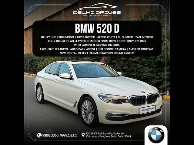 Second Hand BMW 5 Series [2017-2021] 520d Luxury Line [2017-2019] in Delhi