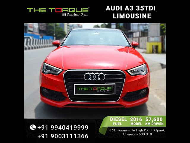 Second Hand Audi A3 [2014-2017] 35 TDI Premium Plus + Sunroof in Chennai