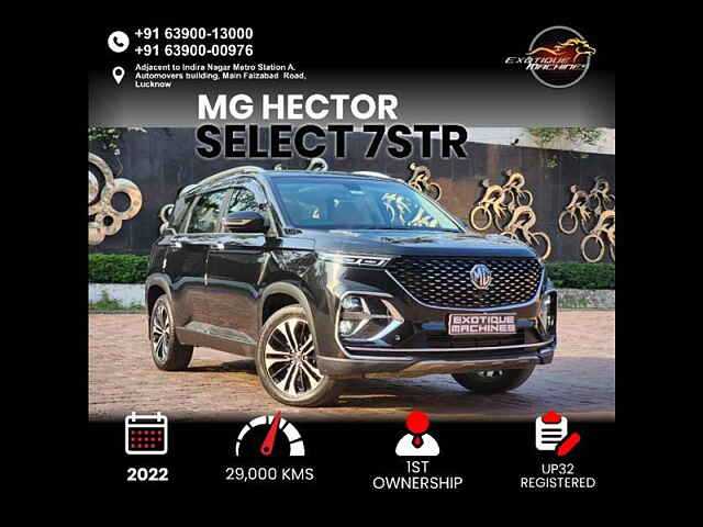 Second Hand MG Hector Plus [2020-2023] Select 2.0 Diesel Turbo MT 7-STR in Lucknow