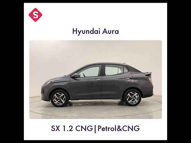 Second Hand Hyundai Aura [2020-2023] SX 1.2 CNG in Pune