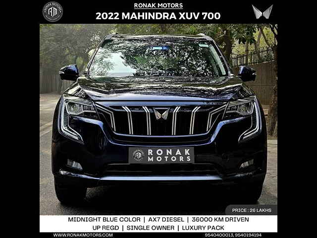 Second Hand Mahindra XUV700 AX 7 Diesel  AT Luxury Pack 7 STR [2021] in Chandigarh