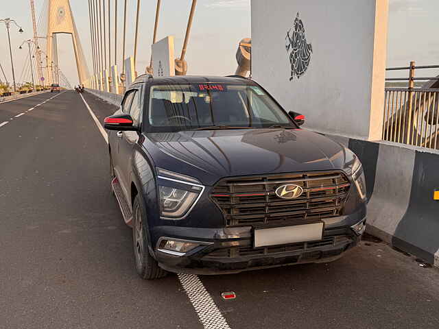 Second Hand Hyundai Creta [2020-2023] SX (O) 1.5 Diesel Automatic knight in Mumbai