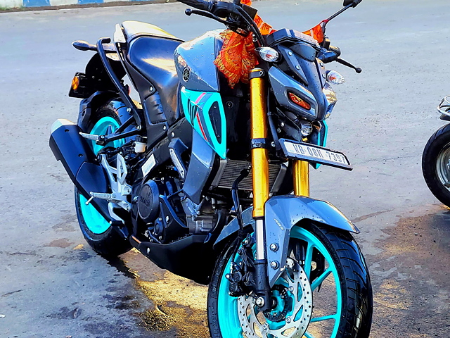 Used 2023 Yamaha MT 15 V2 Ice Fluo Cyan Storm Racing Blue for