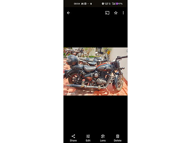 Second Hand Royal Enfield Old Generation Classic 350 2021 Classic Dark - Dual Channel ABS in Palakkad