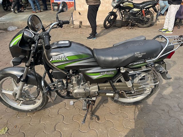 Oazifestiv New Splendor Bike Black Colour Black Colour Hero