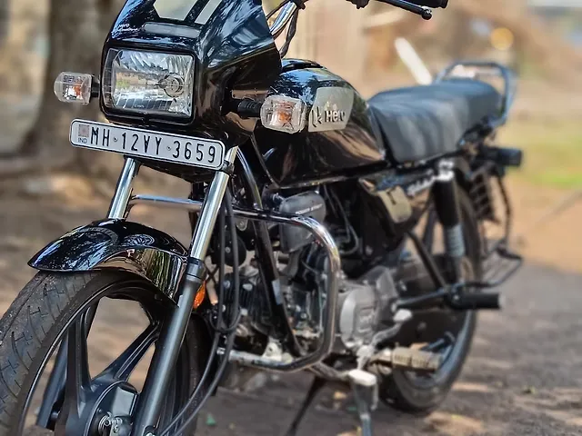 Super Splendor Splendor Plus Modified Black Colour Bike