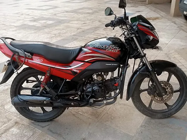 Bike Hero Passion Pro Bs6 Red Hero Passion Red Colour Bs6 2020